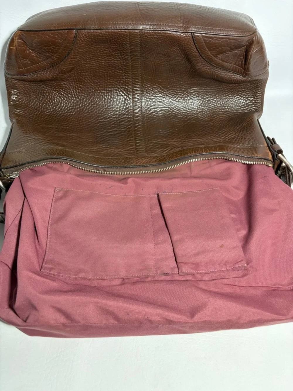 Coach Felicia F12323 Pebbled Brown Leather Bag 2008 - Picture 6 of 12